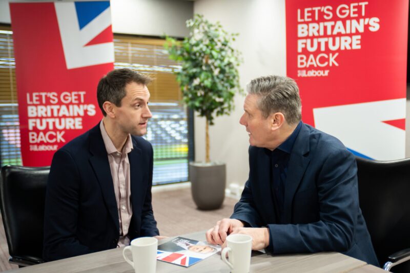 Andrew Lewin and Sir Keir Starmer